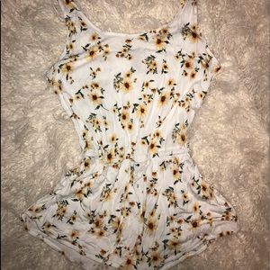 Forever 21 Sunflower Romper